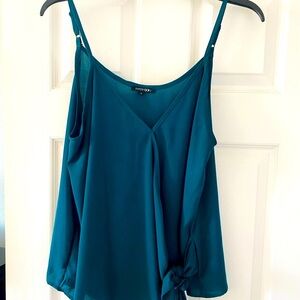 Papermoon Blue Camisole with Tie Front and Wrap Style